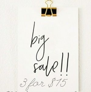 THE FOLLOWING marked ⚡ARE 3 ITEMS FOR 15$!!!!